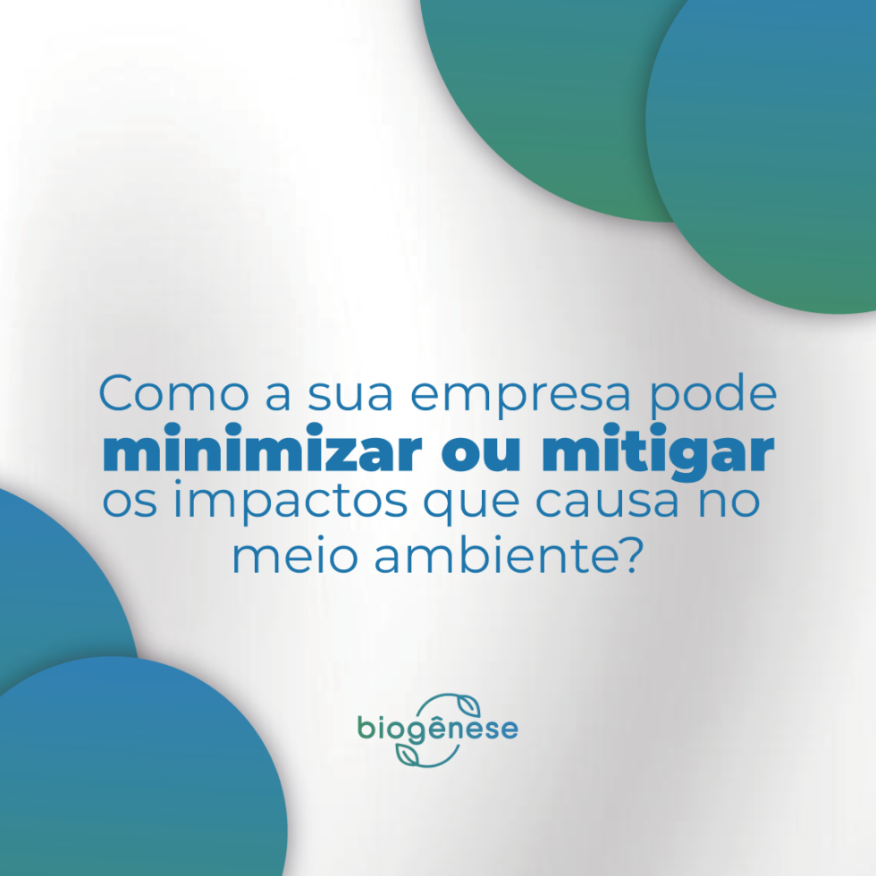 Como a sua empresa pode minimizar ou mitigar os impactos que causa no ...